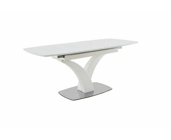 Стол Нотр Дам MODERNE стекло OPTIWHITE 1400(1800)*850, Белый, изображение 4 | Интернет магазин мебели и декора LifeDekor