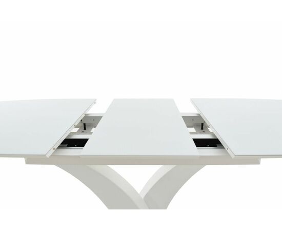 Стол Нотр Дам MODERNE стекло OPTIWHITE 1400(1800)*850, Белый, изображение 7 | Интернет магазин мебели и декора LifeDekor