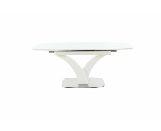 Стол Нотр Дам MODERNE стекло OPTIWHITE 1400(1800)*850, Белый | Интернет магазин мебели и декора LifeDekor