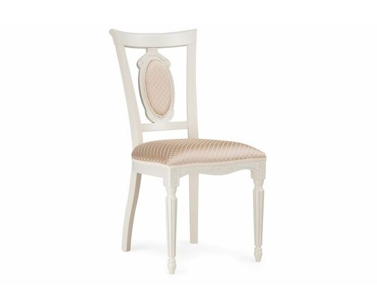 Стул деревянный Лино молочный / ромб 02 | Интернет магазин мебели и декора LifeDekor