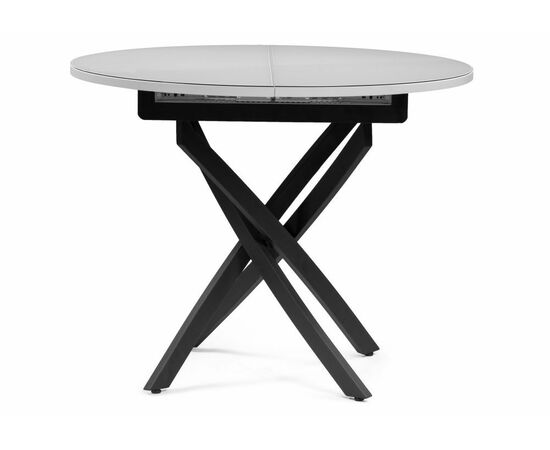 Стол Лауриц черный / белый раскладной, изображение 2 | Интернет магазин мебели и декора LifeDekor