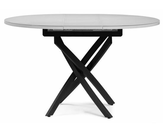 Стол Лауриц черный / белый раскладной, изображение 3 | Интернет магазин мебели и декора LifeDekor
