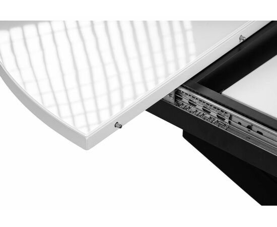 Стол Лауриц черный / белый раскладной, изображение 6 | Интернет магазин мебели и декора LifeDekor