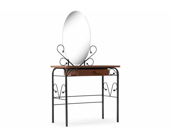 Стол деревянный Клео 3 черный / орех | Интернет магазин мебели и декора LifeDekor