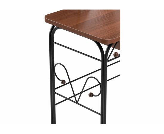 Стол деревянный Клео 3 черный / орех, изображение 5 | Интернет магазин мебели и декора LifeDekor