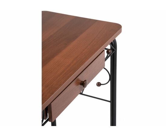 Стол деревянный Клео 3 черный / орех, изображение 6 | Интернет магазин мебели и декора LifeDekor