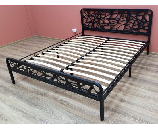 Кровать КМД 16 ОРИОН 160 черный, изображение 5 | Интернет магазин мебели и декора LifeDekor