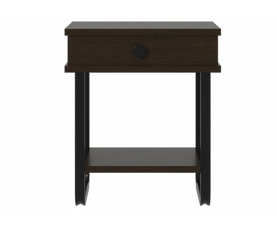 Тумба прикроватная ГРЕТА ММД 205 чёрный/венге, изображение 4 | Интернет магазин мебели и декора LifeDekor