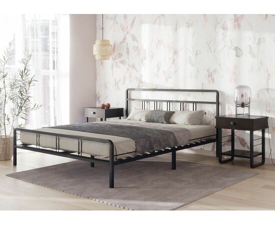 Тумба прикроватная ГРЕТА ММД 205 чёрный/венге, изображение 3 | Интернет магазин мебели и декора LifeDekor