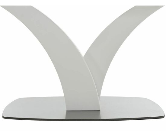 Стол «Нотр Дам» ПМ Modern стекло OPTI, белый, изображение 7 | Интернет магазин мебели и декора LifeDekor