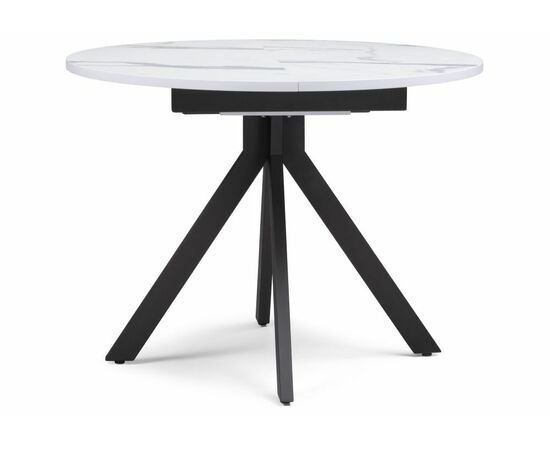 Стол деревянный Бетина мрамор белый / черный | Интернет магазин мебели и декора LifeDekor