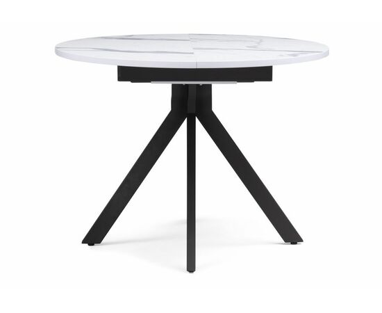 Стол деревянный Бетина мрамор белый / черный, изображение 2 | Интернет магазин мебели и декора LifeDekor