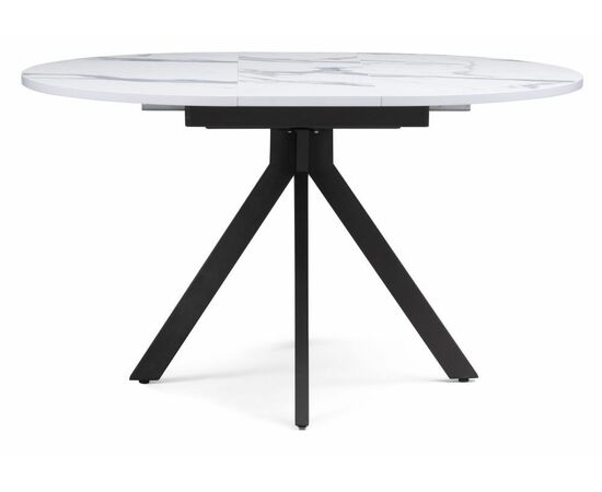 Стол деревянный Бетина мрамор белый / черный, изображение 3 | Интернет магазин мебели и декора LifeDekor