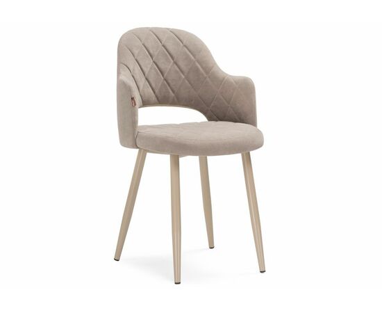 Стул Гутрид ромбы спереди капучино | Интернет магазин мебели и декора LifeDekor