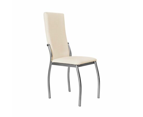 Кухонный стул SHADO Пекин №8 Серебро 3028, Цвет обивки: бежевый, Цвет каркаса: серый | Интернет магазин мебели и декора LifeDekor
