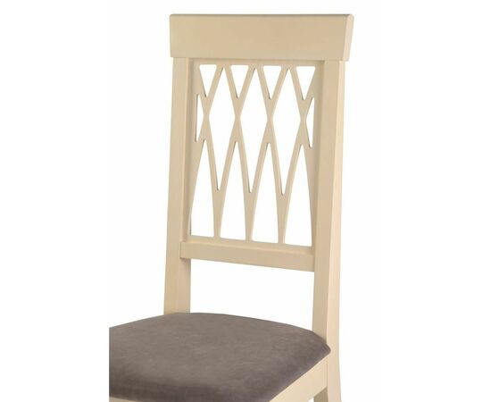 Стул Кристиан (ткань: Бренди Латте /дерево:Тон 10 Слоновая кость RAL 1015), изображение 3 | Интернет магазин мебели и декора LifeDekor