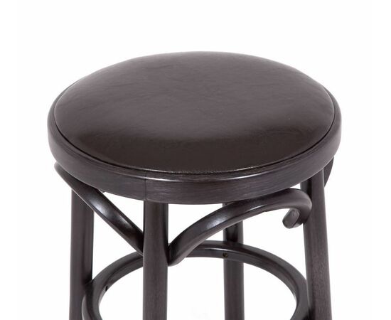 Табурет Венский мягкий (венге, экокожа коричневая), изображение 2 | Интернет магазин мебели и декора LifeDekor