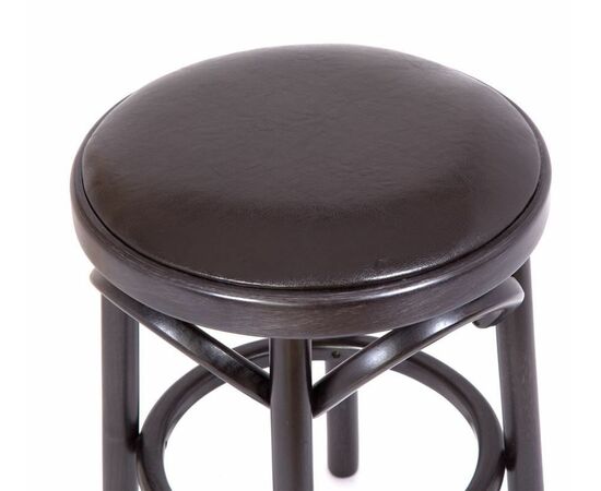 Табурет Венский мягкий (венге, экокожа коричневая), изображение 3 | Интернет магазин мебели и декора LifeDekor