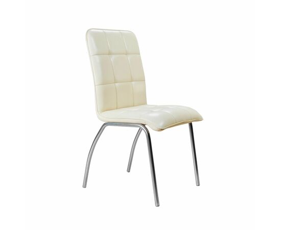 Кухонный стул SHADO София №5 Хром 3028, Цвет обивки: бежевый, Цвет каркаса: хром | Интернет магазин мебели и декора LifeDekor