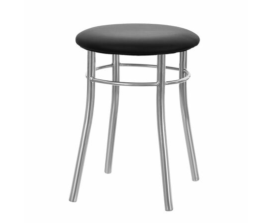 Кухонный табурет Shado Хокер №5 Хром 3022, Цвет обивки: серый, Цвет каркаса: серый | Интернет магазин мебели и декора LifeDekor