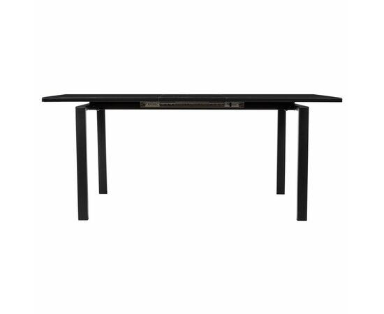 Стол Areal раскладной 140-180х80х75 чёрный мрамор с чёрными ножками, изображение 8 | Интернет магазин мебели и декора LifeDekor