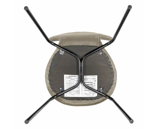 Стул Seven Style латте велюр с чёрными ножками, изображение 8 | Интернет магазин мебели и декора LifeDekor