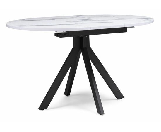 Стол деревянный Бетина мрамор белый / черный, изображение 6 | Интернет магазин мебели и декора LifeDekor