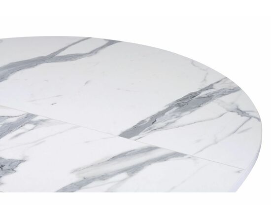 Стол деревянный Бетина мрамор белый / черный, изображение 9 | Интернет магазин мебели и декора LifeDekor