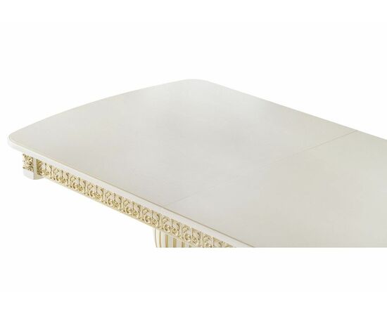 Стол деревянный Морнит 150 слоновая кость / золото, изображение 7 | Интернет магазин мебели и декора LifeDekor