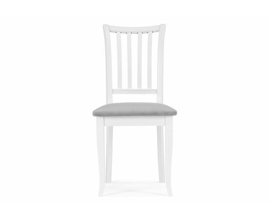 Стул деревянный Фрезино серый велюр / белый, изображение 2 | Интернет магазин мебели и декора LifeDekor