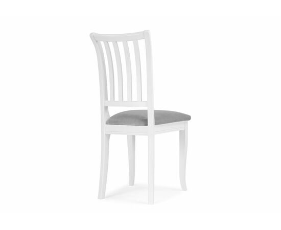 Стул деревянный Фрезино серый велюр / белый, изображение 4 | Интернет магазин мебели и декора LifeDekor