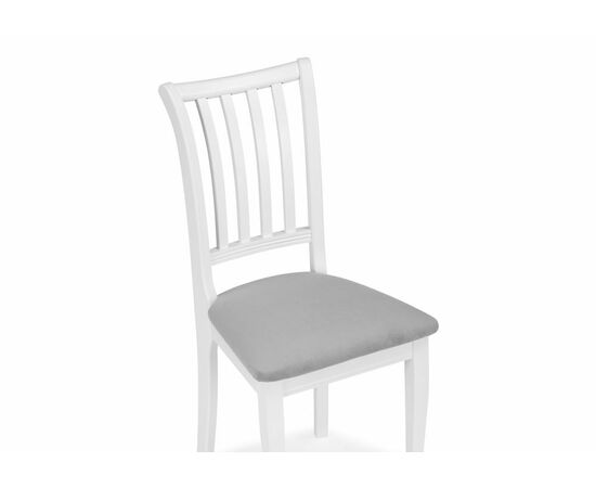 Стул деревянный Фрезино серый велюр / белый, изображение 5 | Интернет магазин мебели и декора LifeDekor