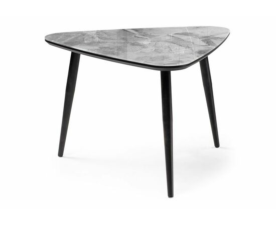 Стол стеклянный Рамси мрамор серый, изображение 4 | Интернет магазин мебели и декора LifeDekor
