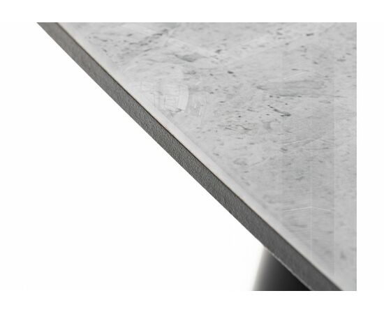 Стол стеклянный Рамси мрамор серый, изображение 6 | Интернет магазин мебели и декора LifeDekor