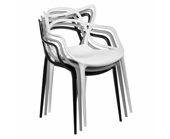 Стул Masters белый, Цвет: Белый, изображение 11 | Интернет магазин мебели и декора LifeDekor