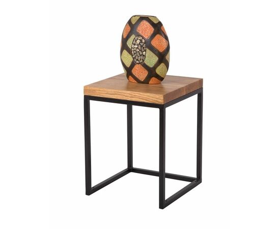 Стол кофейный Лайтборт Loft (Дуб/каркас чёрный), изображение 2 | Интернет магазин мебели и декора LifeDekor