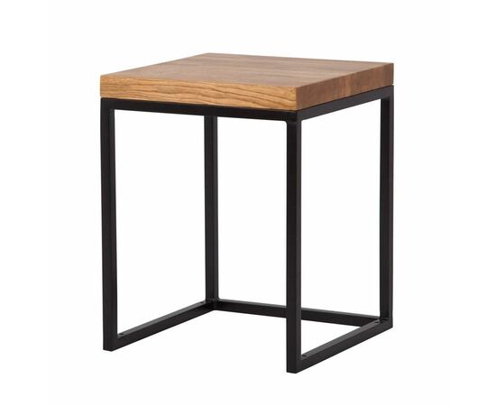 Стол кофейный Лайтборт Loft (Дуб/каркас чёрный) | Интернет магазин мебели и декора LifeDekor