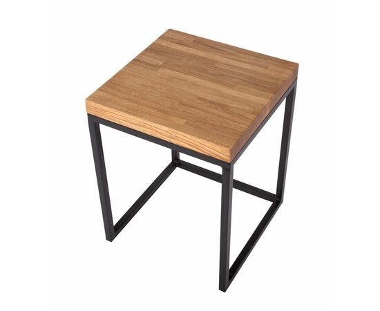 Стол кофейный Лайтборт Loft (Дуб/каркас чёрный), изображение 3 | Интернет магазин мебели и декора LifeDekor