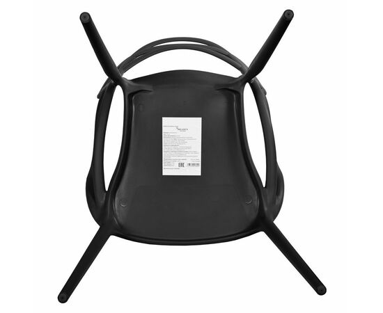 Стул Masters чёрный, Цвет: Черный, изображение 14 | Интернет магазин мебели и декора LifeDekor