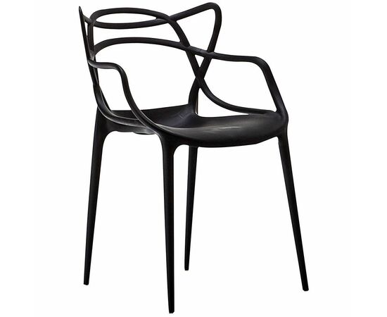 Стул Masters чёрный, Цвет: Черный, изображение 4 | Интернет магазин мебели и декора LifeDekor