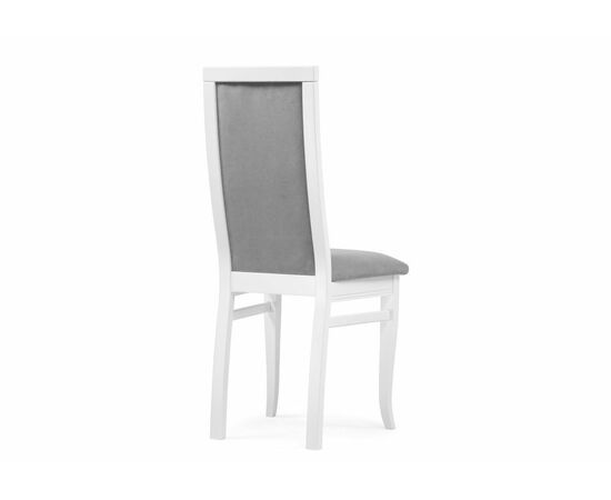 Стул деревянный Давиано серый велюр / белый, изображение 4 | Интернет магазин мебели и декора LifeDekor