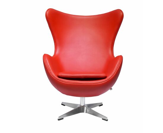 Кресло EGG STYLE CHAIR красный, Цвет: Красный, изображение 4 | Интернет магазин мебели и декора LifeDekor