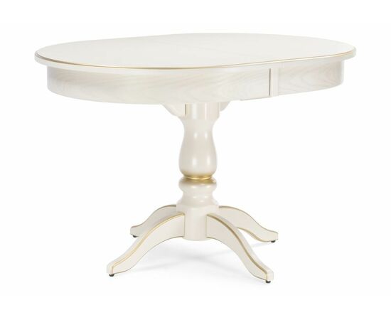 Стол деревянный Сайрус слоновая кость / золото | Интернет магазин мебели и декора LifeDekor