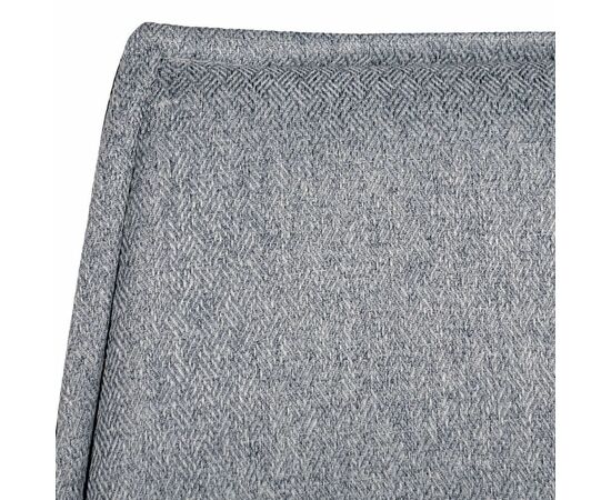 Стул Soft серо-голубой с чёрным, рогожка, изображение 5 | Интернет магазин мебели и декора LifeDekor