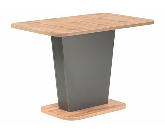 Стол деревянный Лурвин дуб вотан / графит | Интернет магазин мебели и декора LifeDekor