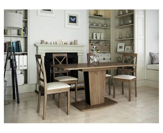 Стол деревянный Токио-28 дуб табачный / антрацит, изображение 8 | Интернет магазин мебели и декора LifeDekor