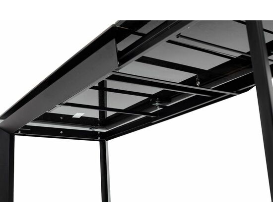 Стол CREMONA 140 KL-61 под дерево, итальянская керамика/ черный каркас М-City, изображение 5 | Интернет магазин мебели и декора LifeDekor