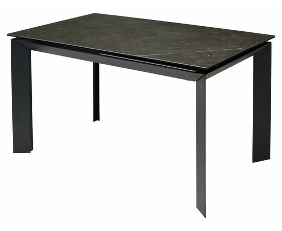 Стол CREMONA 140 KL-116 Черный мрамор матовый, итальянская керамика/ черный каркас М-City, изображение 12 | Интернет магазин мебели и декора LifeDekor