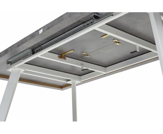 Стол BRICK M 140 Бетон Портленд/ Белый М-City, изображение 6 | Интернет магазин мебели и декора LifeDekor