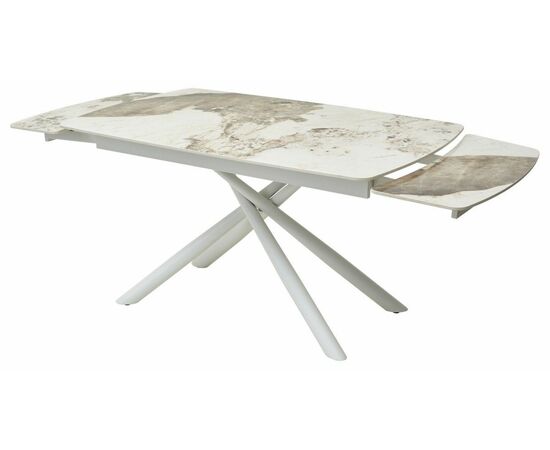 Стол RIVOLI 140 GLOSS LUXURY PANDORA SINTERED STONE/ WHITE М-City, изображение 9 | Интернет магазин мебели и декора LifeDekor